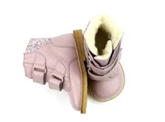 Angulus mauve glitter vinterstøvle med TEX